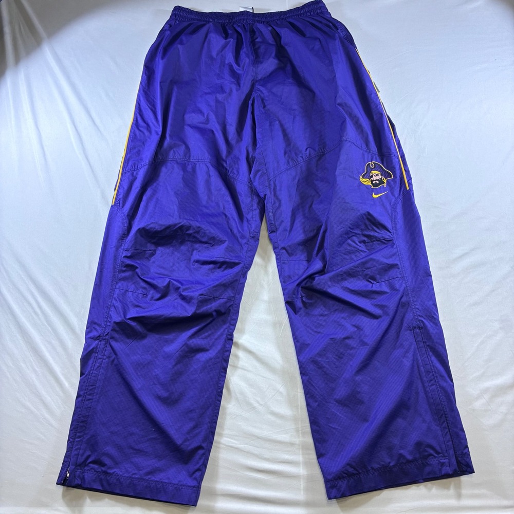 Nike Storm-FIT ECU Pirates Pants Mens XL Purple Ripstop Track Sideline Training